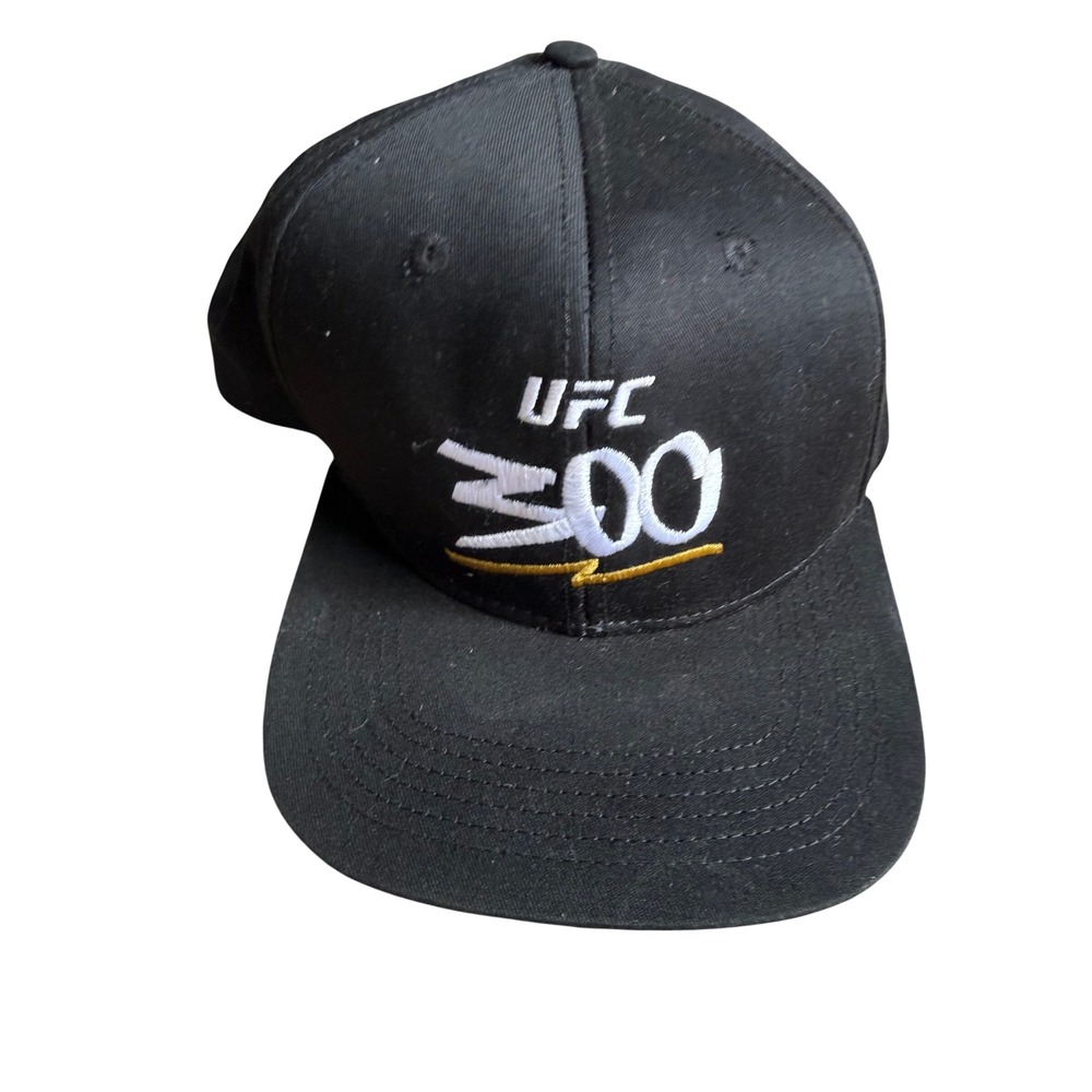 UFC 300 Unrivaled Greatness Snapback Hat Black Embroidered MMA Event Cap